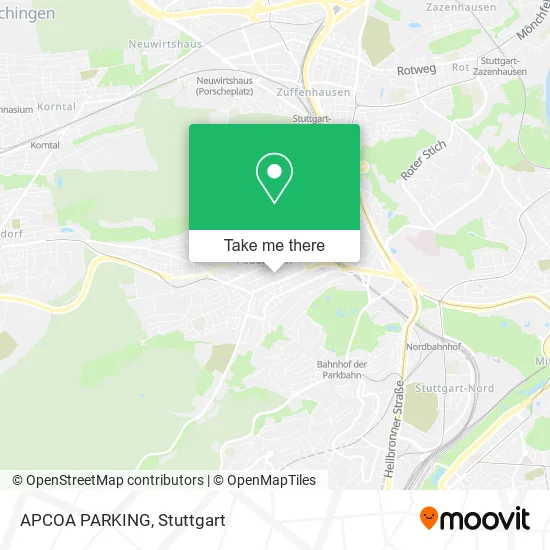 Карта APCOA PARKING