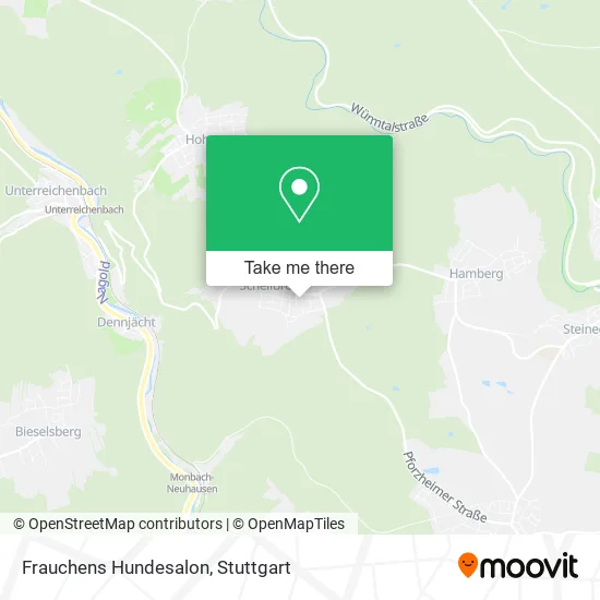 Карта Frauchens Hundesalon
