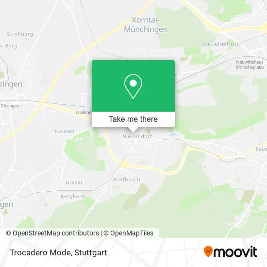 Trocadero Mode map