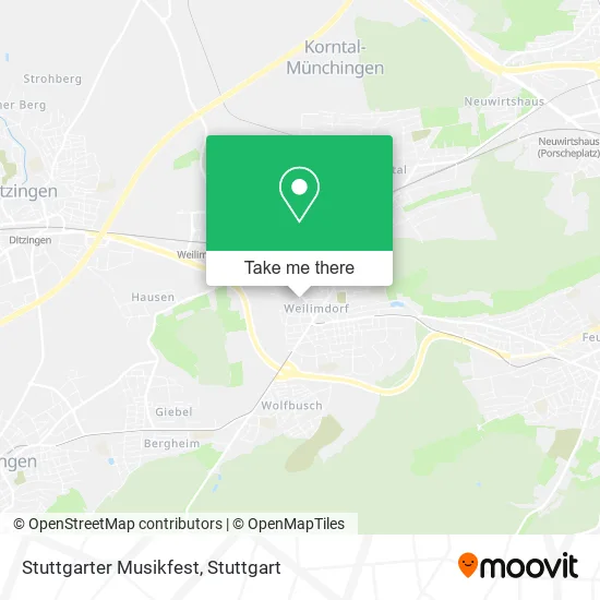 Карта Stuttgarter Musikfest