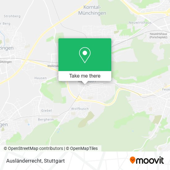 Ausländerrecht map