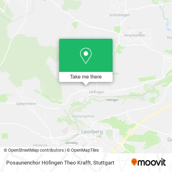 Карта Posaunenchor Höfingen Theo Krafft