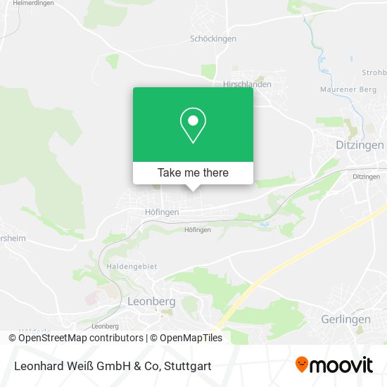 Leonhard Weiß GmbH & Co map