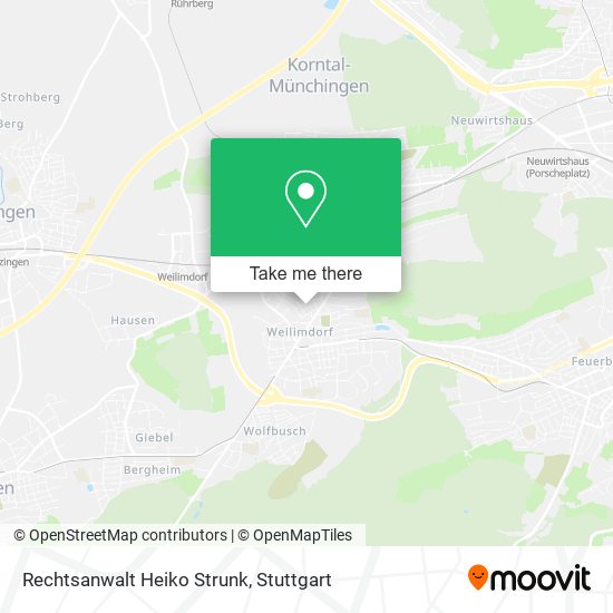 Карта Rechtsanwalt Heiko Strunk