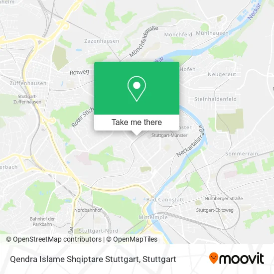 Карта Qendra Islame Shqiptare Stuttgart