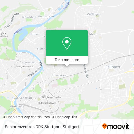 Карта Seniorenzentren DRK Stuttgart