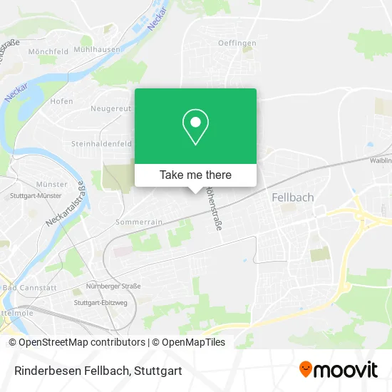 Карта Rinderbesen Fellbach