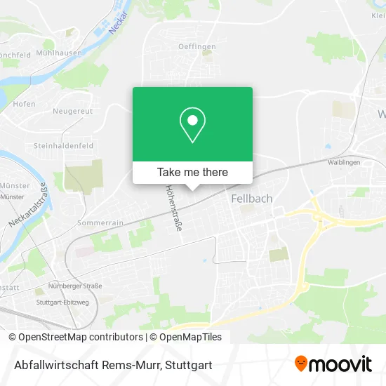 Карта Abfallwirtschaft Rems-Murr