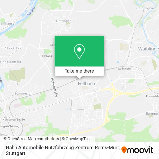 Hahn Automobile Nutzfahrzeug Zentrum Rems-Murr map