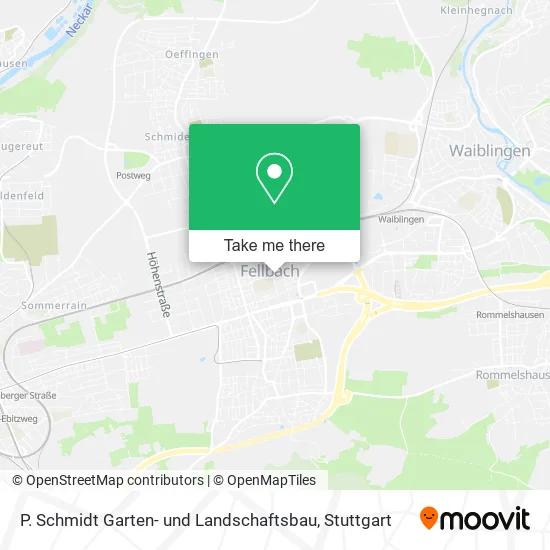 Карта P. Schmidt Garten- und Landschaftsbau