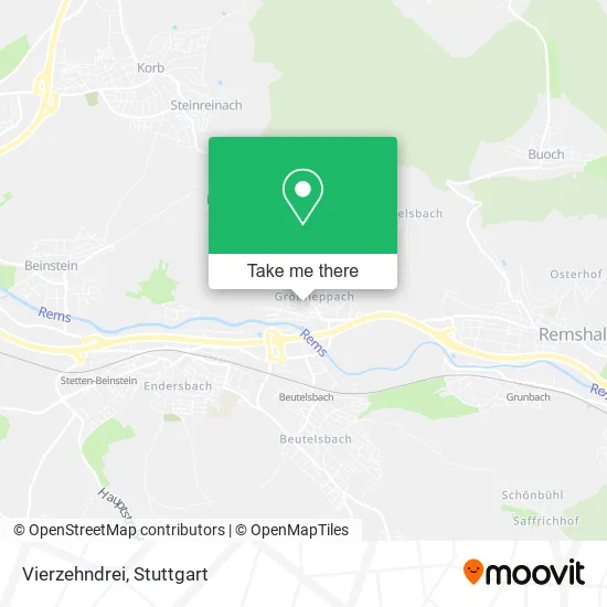 Карта Vierzehndrei