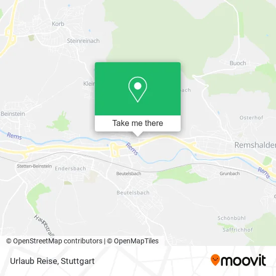 Urlaub Reise map