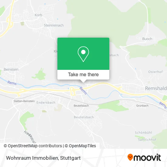 Карта Wohnraum Immobilien