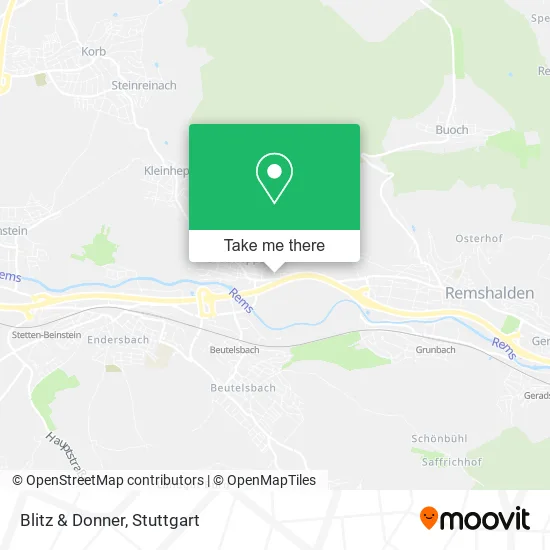 Blitz & Donner map