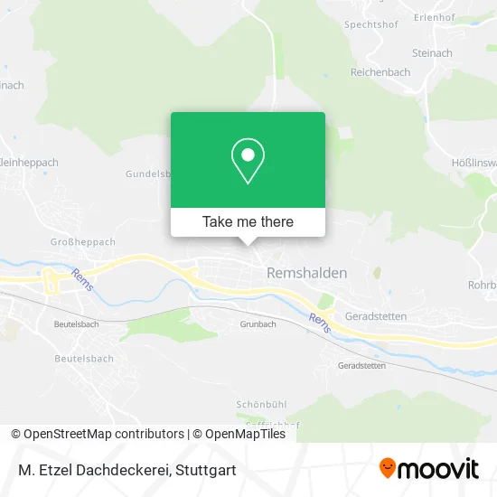 Карта M. Etzel Dachdeckerei
