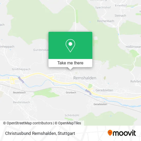 Карта Christusbund Remshalden
