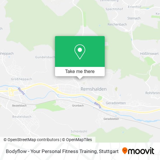 Карта Bodyflow - Your Personal Fitness Training