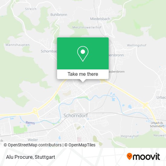 Alu Procure map