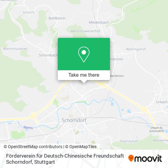 Förderverein für Deutsch-Chinesische Freundschaft Schorndorf map