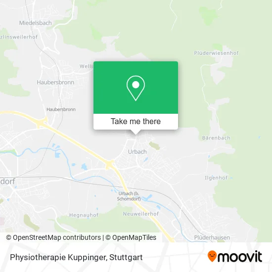 Карта Physiotherapie Kuppinger