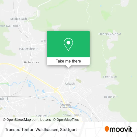 Карта Transportbeton Waldhausen