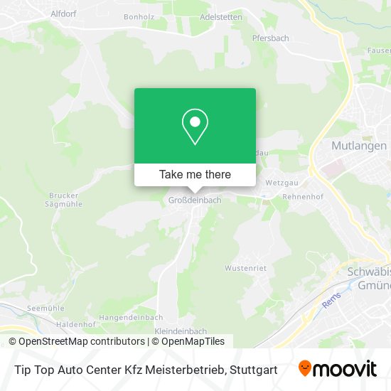 Карта Tip Top Auto Center Kfz Meisterbetrieb