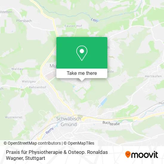 Карта Praxis für Physiotherapie & Osteop. Ronaldas Wagner