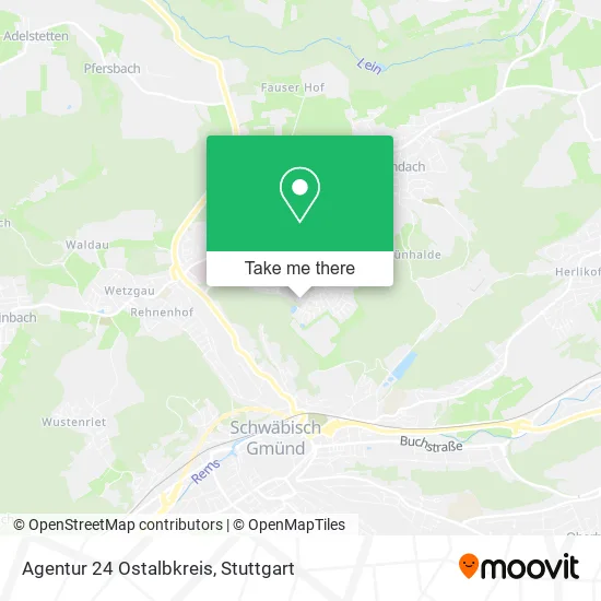 Карта Agentur 24 Ostalbkreis