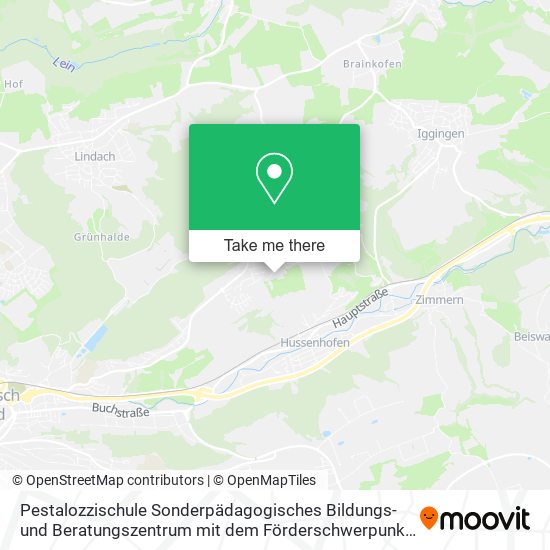 Pestalozzischule Sonderpädagogisches Bildungs- und Beratungszentrum mit dem Förderschwerpunkt Lerne map