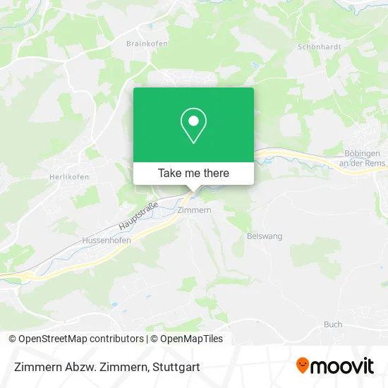 Карта Zimmern Abzw. Zimmern
