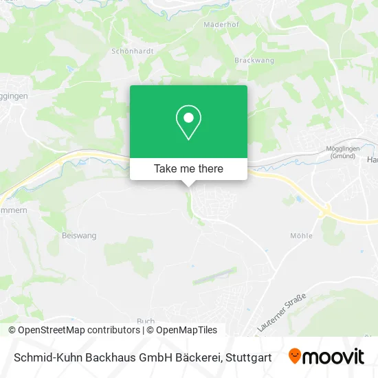 Карта Schmid-Kuhn Backhaus GmbH Bäckerei