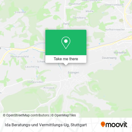 Ida Beratungs-und Vermittlungs-Ug map