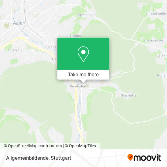 Карта Allgemeinbildende