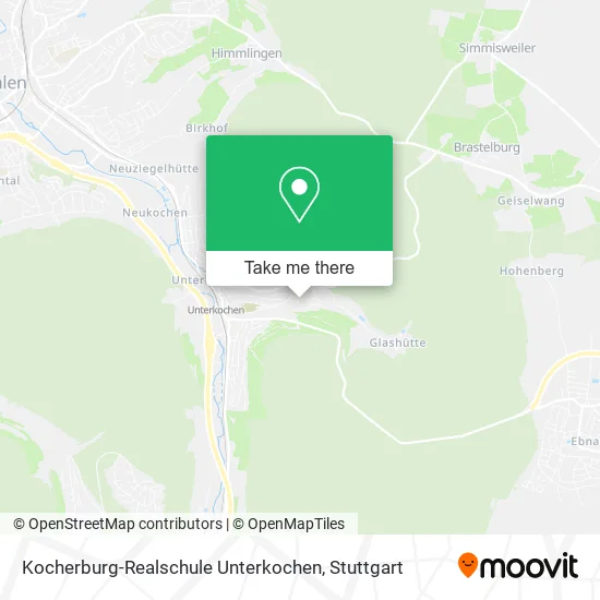 Карта Kocherburg-Realschule Unterkochen