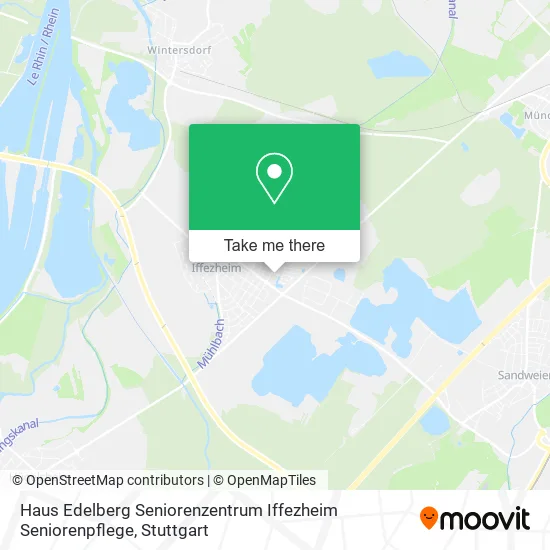 Карта Haus Edelberg Seniorenzentrum Iffezheim Seniorenpflege
