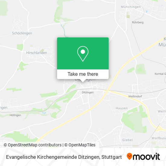 Evangelische Kirchengemeinde Ditzingen map