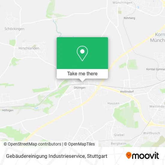 Карта Gebäudereinigung Industrieservice