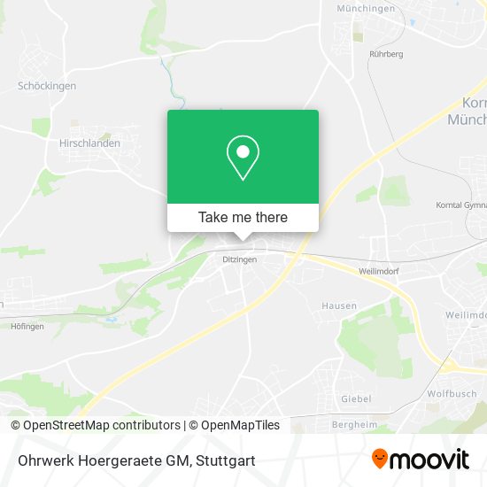 Ohrwerk Hoergeraete GM map