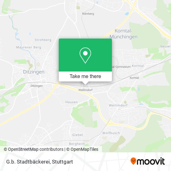 G.b. Stadtbäckerei map