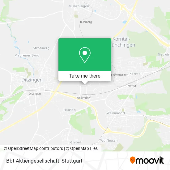 Карта Bbt Aktiengesellschaft