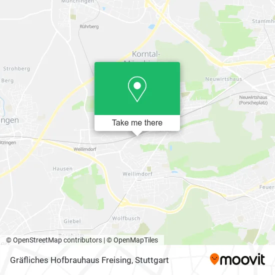Карта Gräfliches Hofbrauhaus Freising