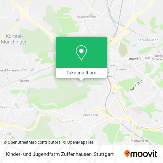 Kinder- und Jugendfarm Zuffenhausen map