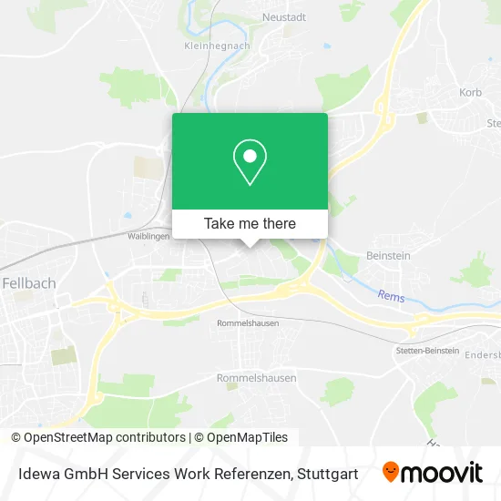 Карта Idewa GmbH Services Work Referenzen