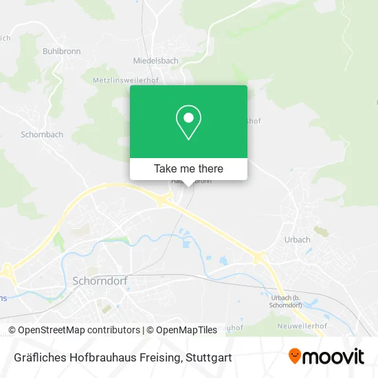 Карта Gräfliches Hofbrauhaus Freising