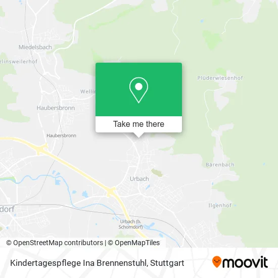 Карта Kindertagespflege Ina Brennenstuhl