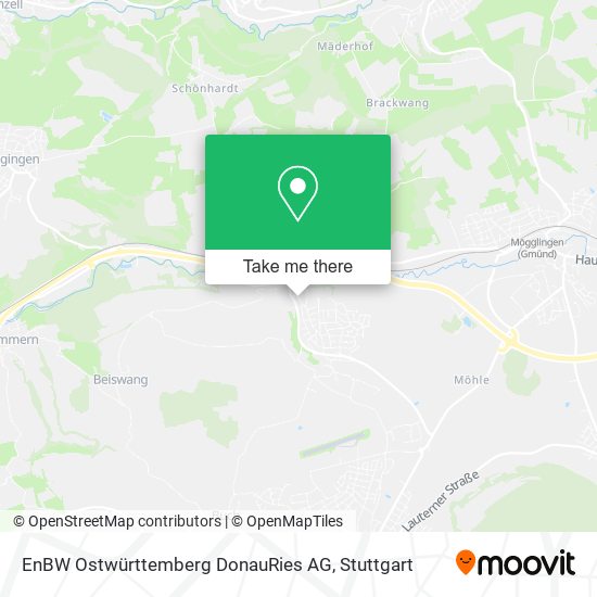 EnBW Ostwürttemberg DonauRies AG map