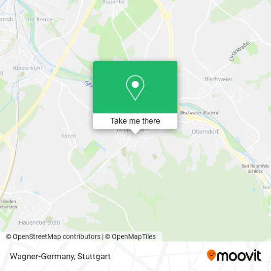 Карта Wagner-Germany