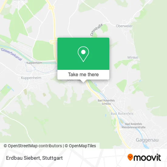 Карта Erdbau Siebert