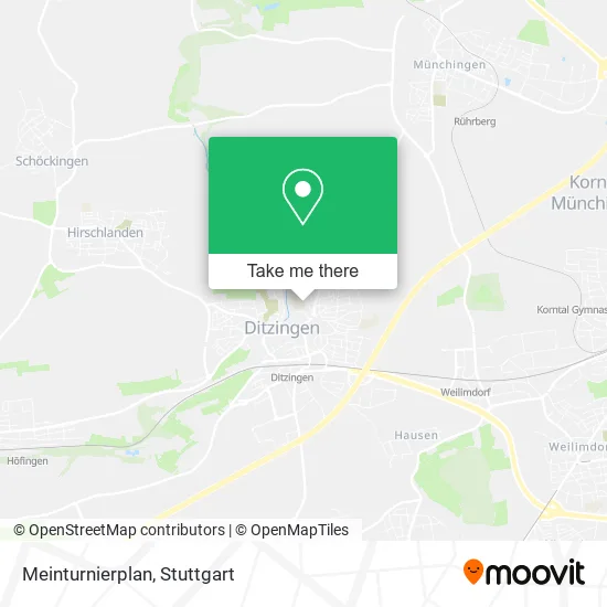 Карта Meinturnierplan