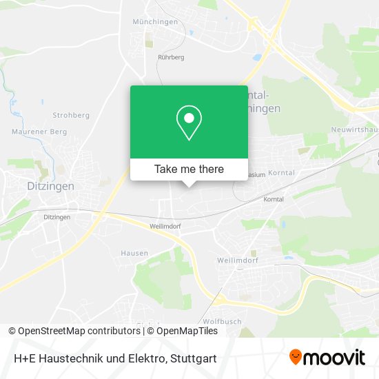 H+E Haustechnik und Elektro map
